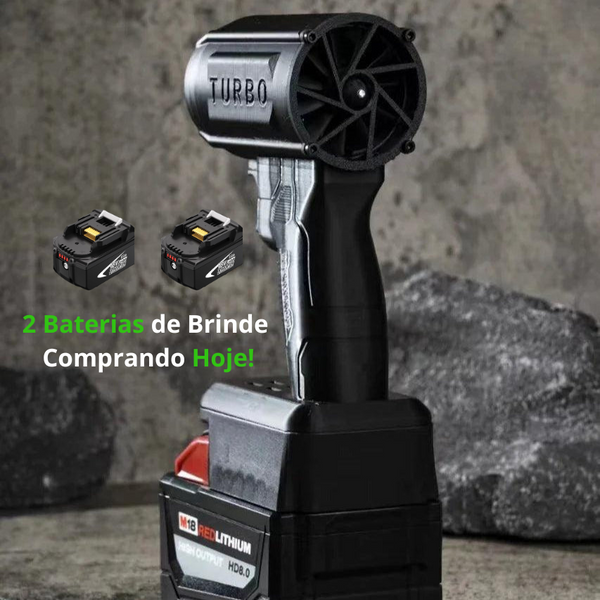 TURBOFLEX - Soprador de alta pressão (2 Baterias de Brinde)
