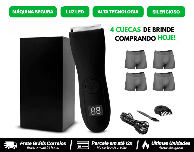 Manchine Plus™ + 4 Cuecas Premium Respiráveis de Brinde