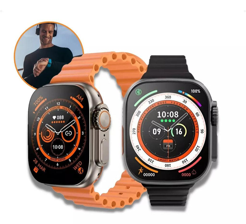 SmartWatch - Serie 9 Ultra [kit 7 Pulseiras + Case] - Royal Center